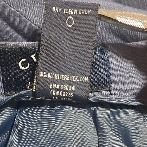 Vintage Cutter & Buck Womens Linen-Blend Navy Wide-Leg Pants Size 8 - Picture 3 of 14